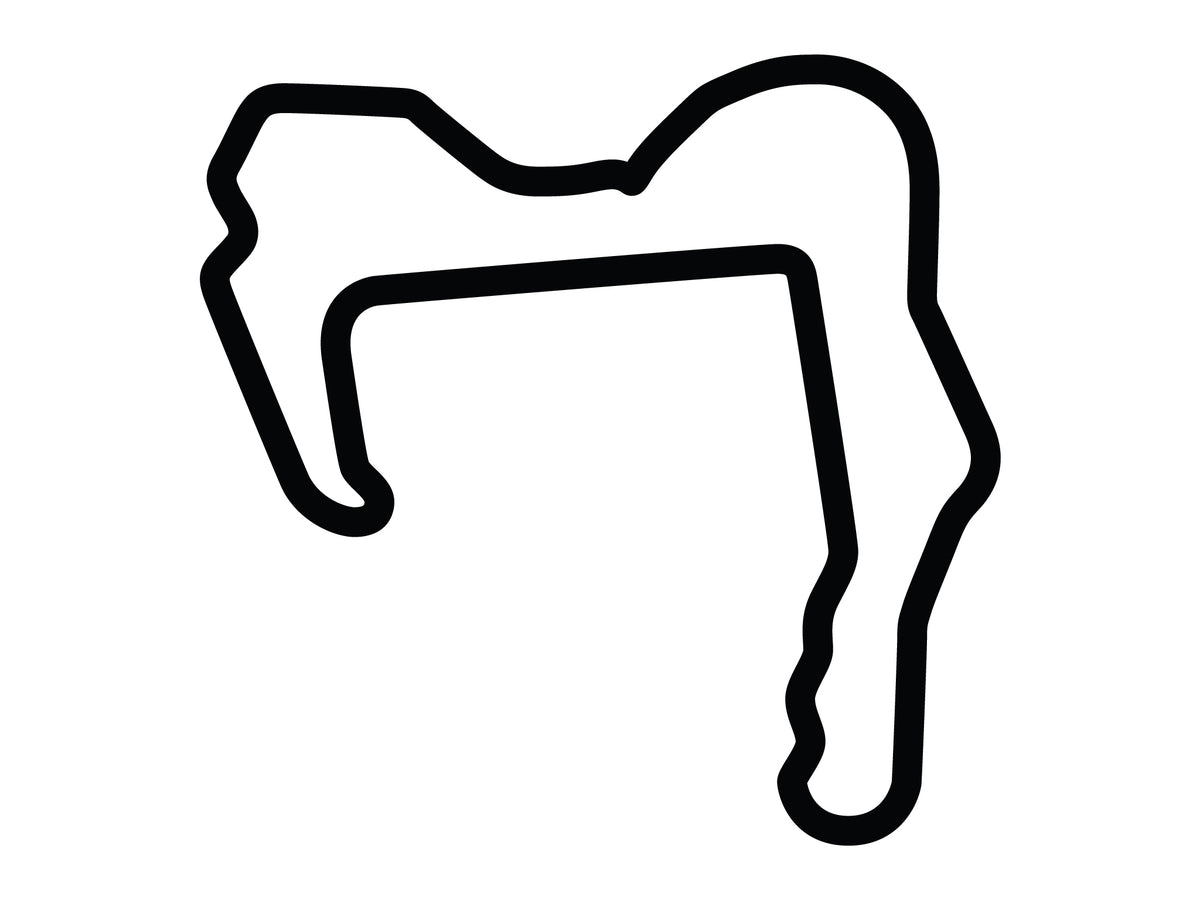 Buttonwillow Raceway Park 13 Decal TrackDecals