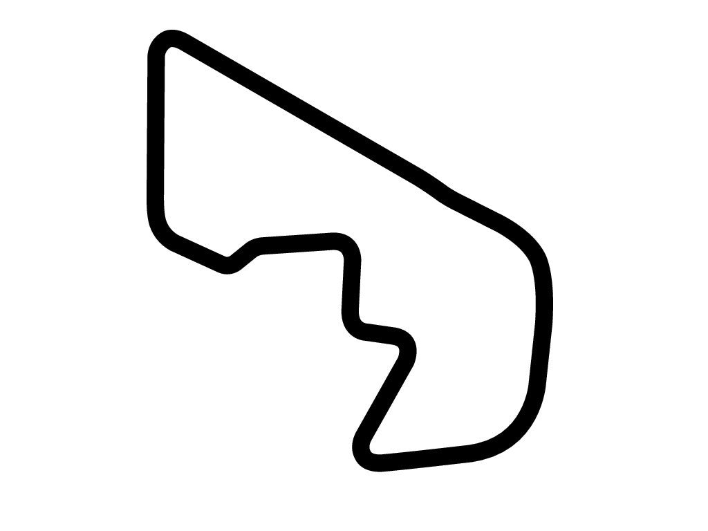 Brainerd International Raceway Donnybrooke Course Decal Sticker