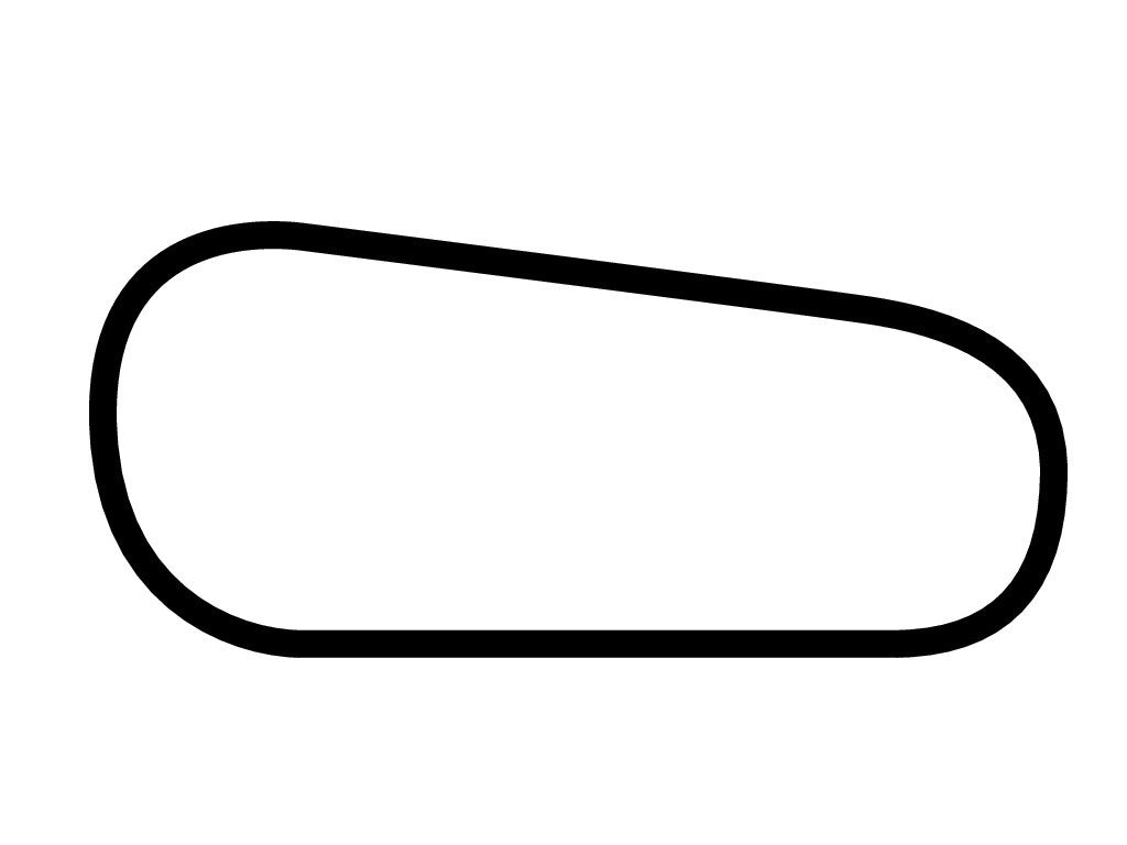 Gateway Raceway Track Sticker Gateway Motorsports Park Oval Decal – TrackDecals