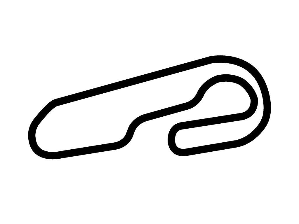 Gateway Motorsports Park Road Course Decal Sticker