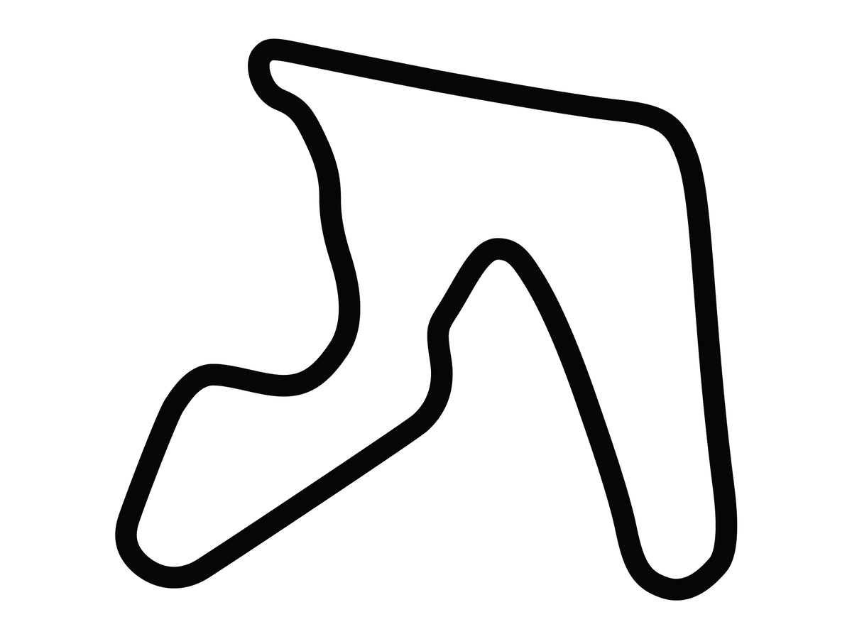 Hallett Motor Racing Circuit Decal TrackDecals