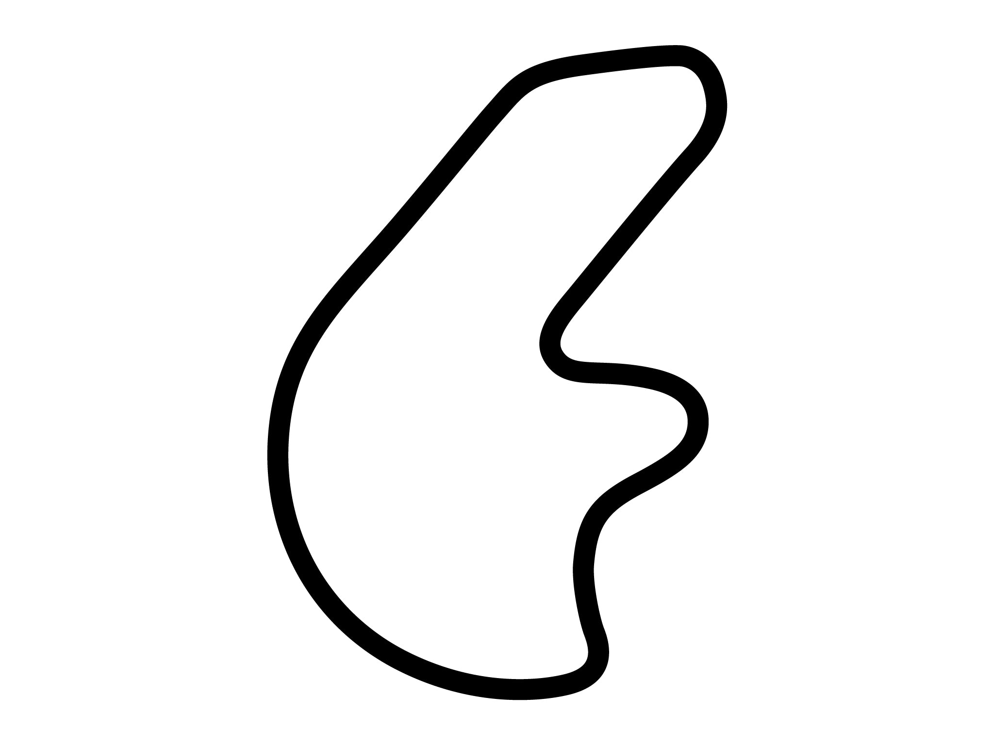 Pocono Int'l Raceway North Option 1 Course Decal – TrackDecals