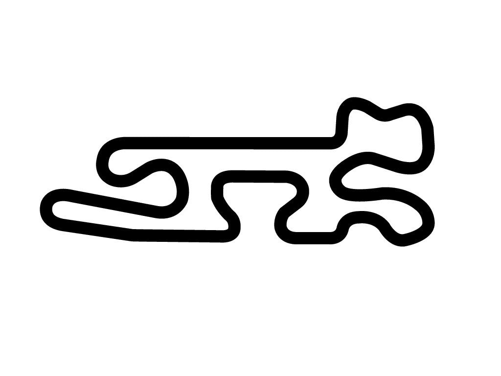 Pacific GP Motorsports Park Kart Track Decal Sticker
