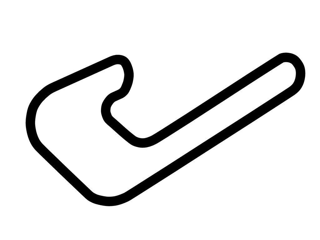 Qld Raceway Track Outline Australian Track Decals – TrackDecals