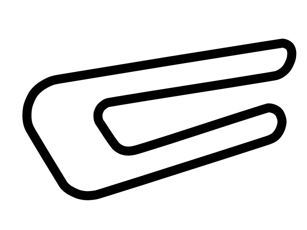 Qld Raceway Track Outline Queensland Raceway National Circuit Decal – TrackDecals