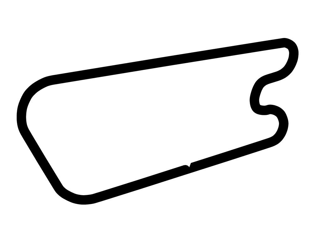 Qld Raceway Track Outline Queensland Raceway Sportsman Circuit Decal – TrackDecals