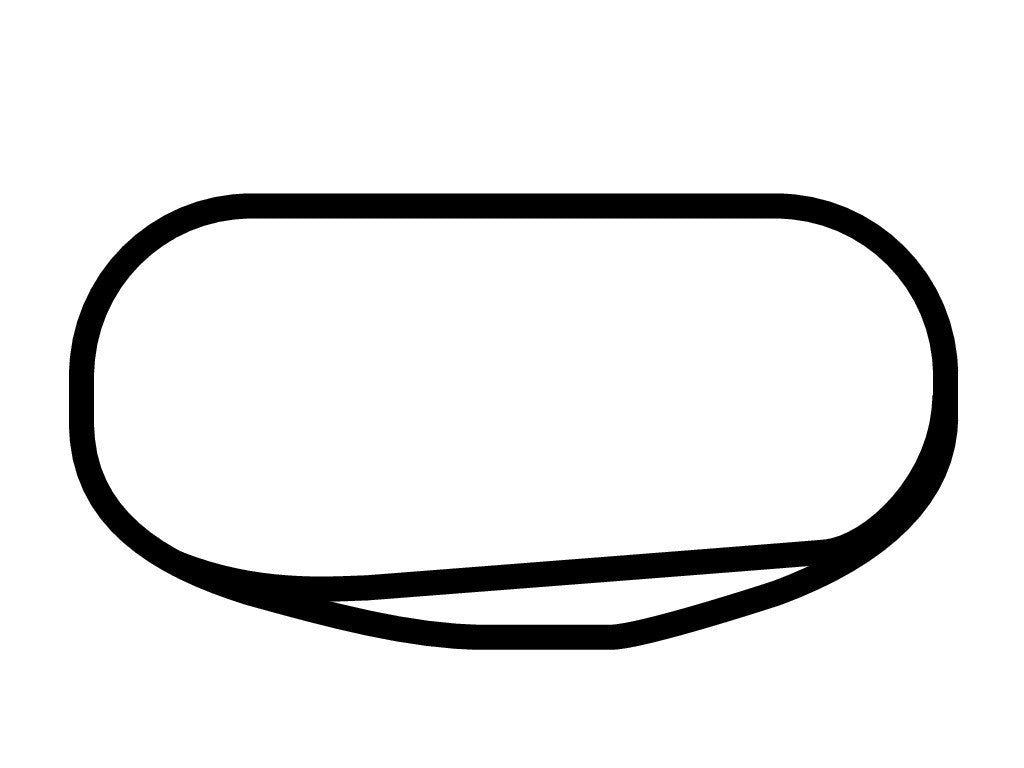 Oval Rocker Decals Rockingham Speedway Oval Decal – TrackDecals