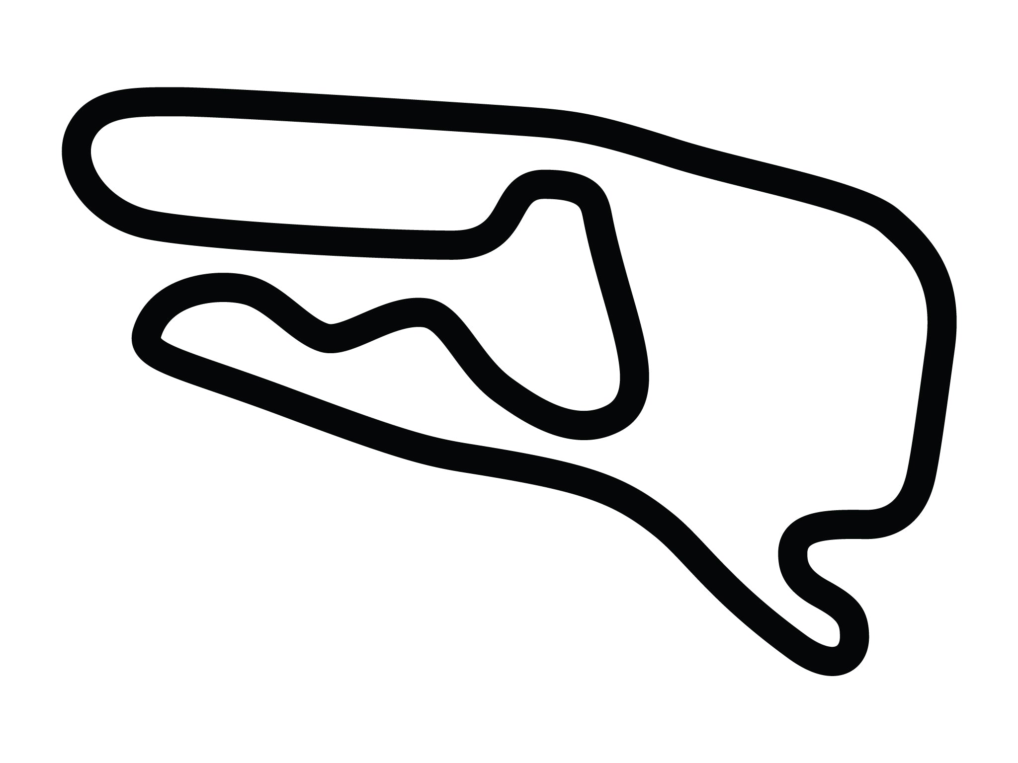 Summit Point Raceway Shenandoah Circuit Competition Decal – TrackDecals